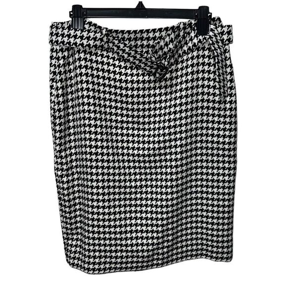 Calvin Klein Houndstooth Pencil Skirt - Picture 1 of 5
